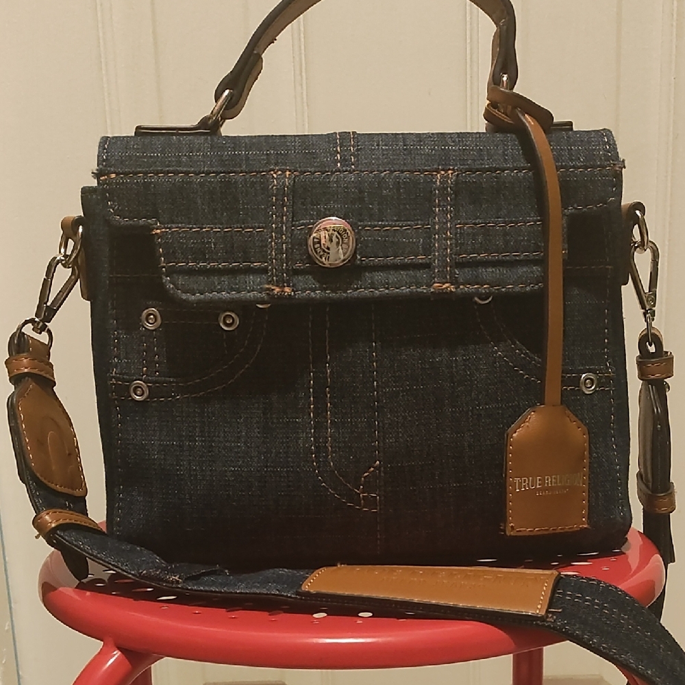 True Religion Denim Crossbody Bag